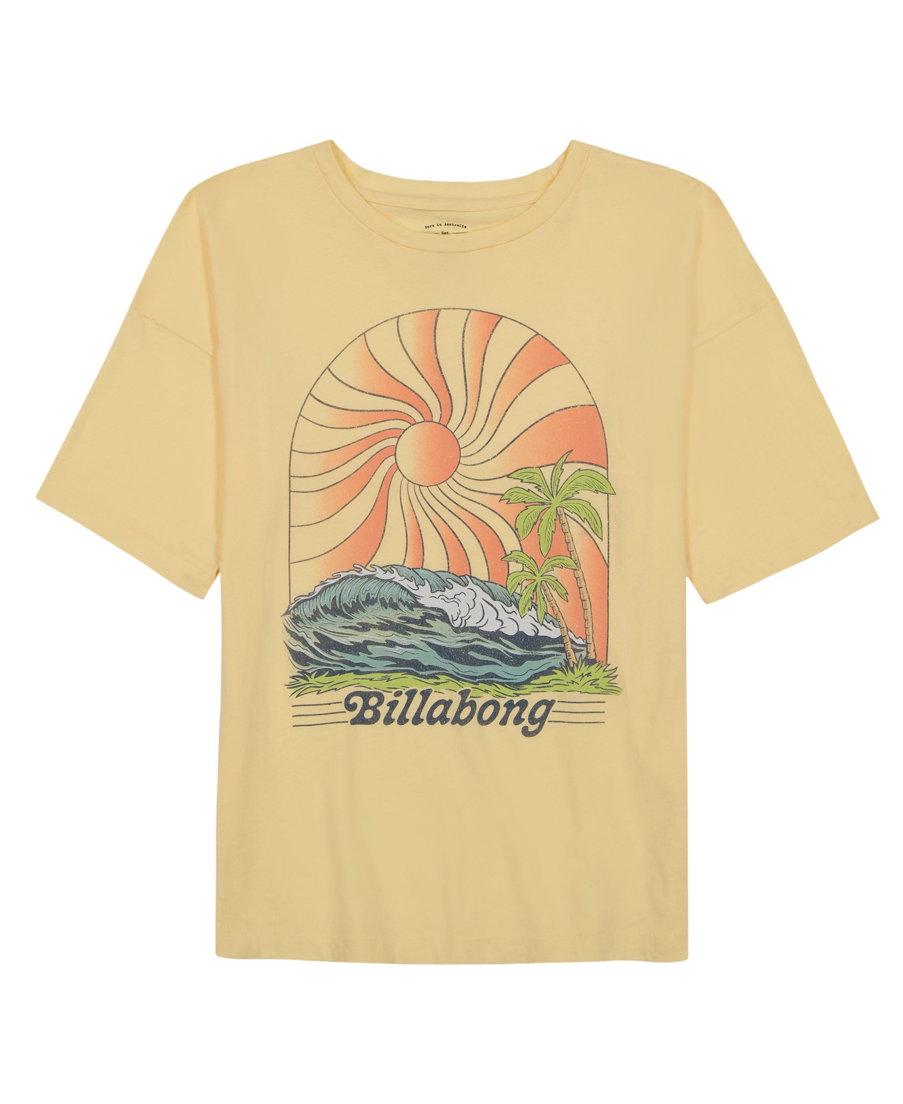 Billabong Youth Barrel Fun Graphic T-Shirt for Girls - Soft Cotton Tee for Casual Wear, Surfing & Beach Outfits