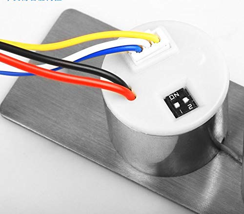 Fail Safe Stainless Steel DC 12V Mini Electric Bolt Lock Solenoid Door Lock with 5-Wire Feedback - Easy Installation for Home & Office Security Access Control