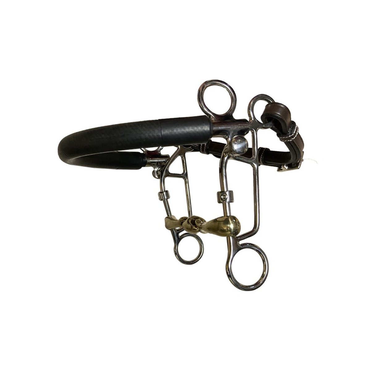 Jump'in French Link Combination Bit for Horses – Durable Stainless Steel Horse Bit for Training & Riding – Perfect for Dressage, Jumping & Trail Riding