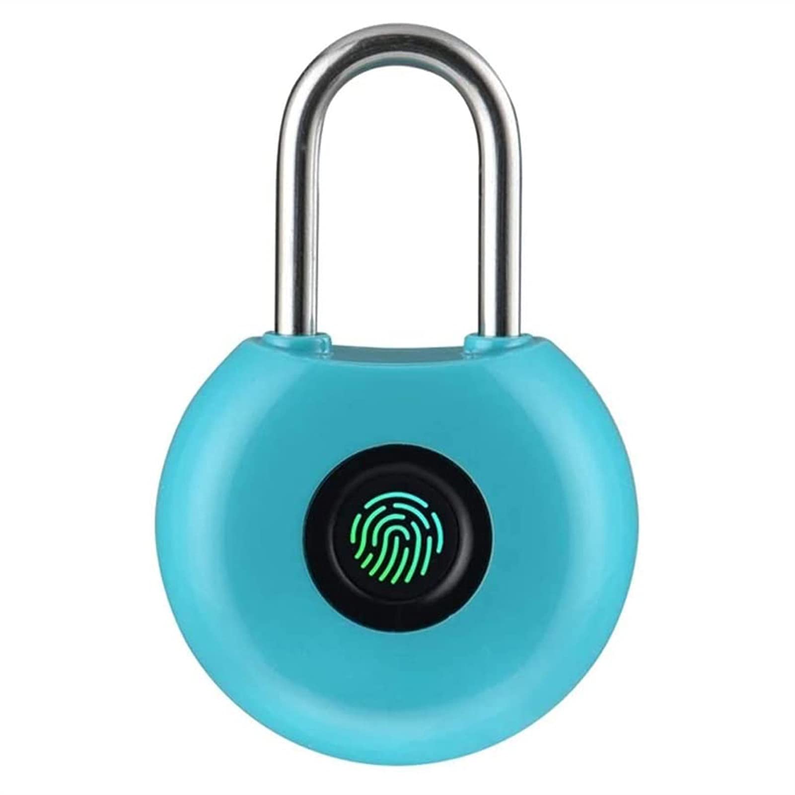 Zinhsq Fingerprint Padlock - Smart Keyless Lock for Locker, Backpack, Suitcase, Travel Luggage, Cabinet, Drawer & School Use | Portable USB Rechargeable | Secure Your Belongings at Home, Office & Travel