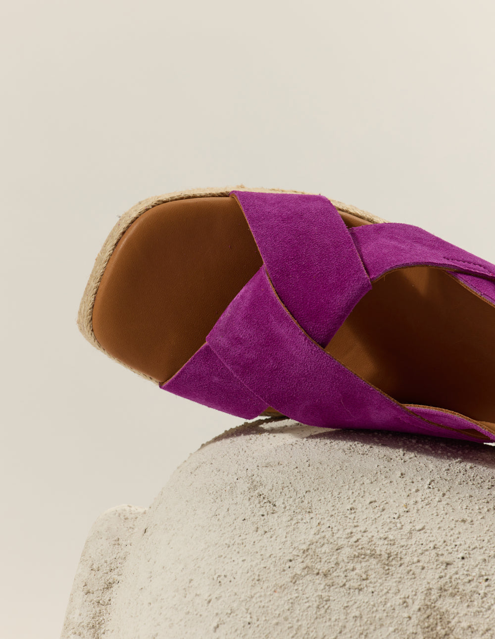 Women's Magenta Suede Espadrilles - Comfortable Summer Sandals for Beach, Vacation & Casual Outings