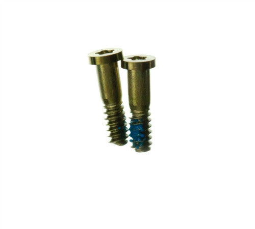 Original iPhone 5s/SE Gold Bottom Screws Replacement Parts - Perfect for DIY Phone Repairs & Maintenance (Compatible with iPhone 5s & SE Models) - Ideal for Fixing Loose Screws, Battery Replacement & Home Repair Projects