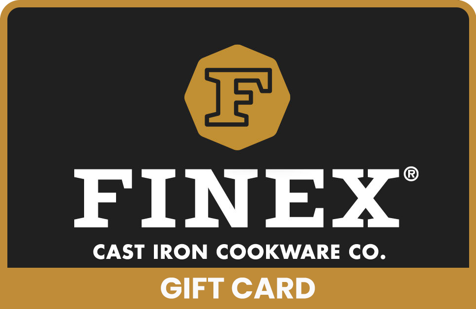 FINEX Cast Iron Cookware Co. Gift Card - Premium Cast Iron Skillets & Dutch Ovens - Perfect for Cooking, Gifting & Special Occasions