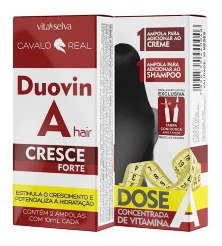 Ampola Duovin Hair Growth Serum - 20ml with Vita Seiva for Strong & Healthy Hair | Promotes Faster Growth & Reduces Breakage | Perfect for Daily Hair Care Routine & Scalp Treatment