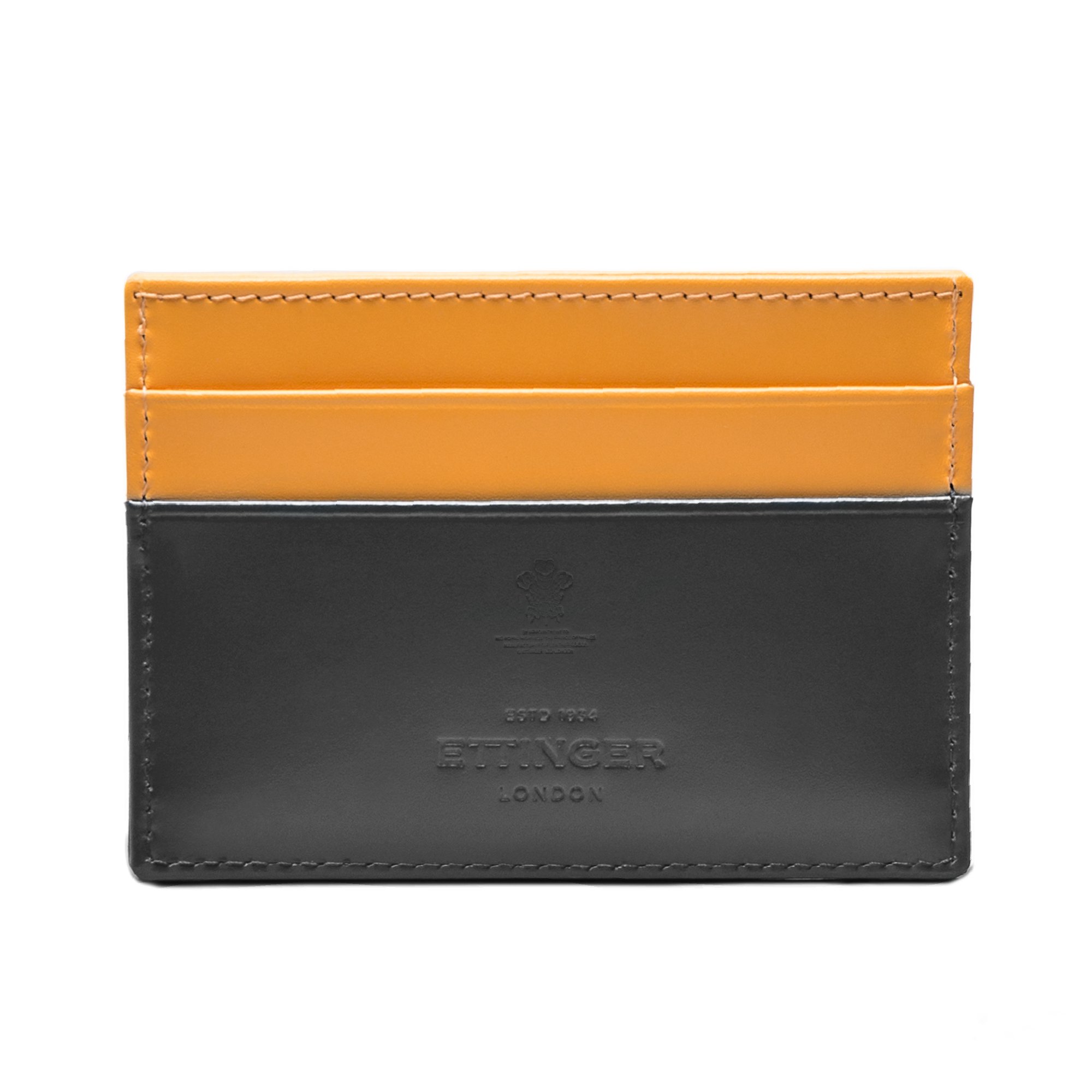 Ettinger Men's Sterling Silver Slim Credit Card Holder - Perfect for Business Cards, IDs & Everyday Essentials