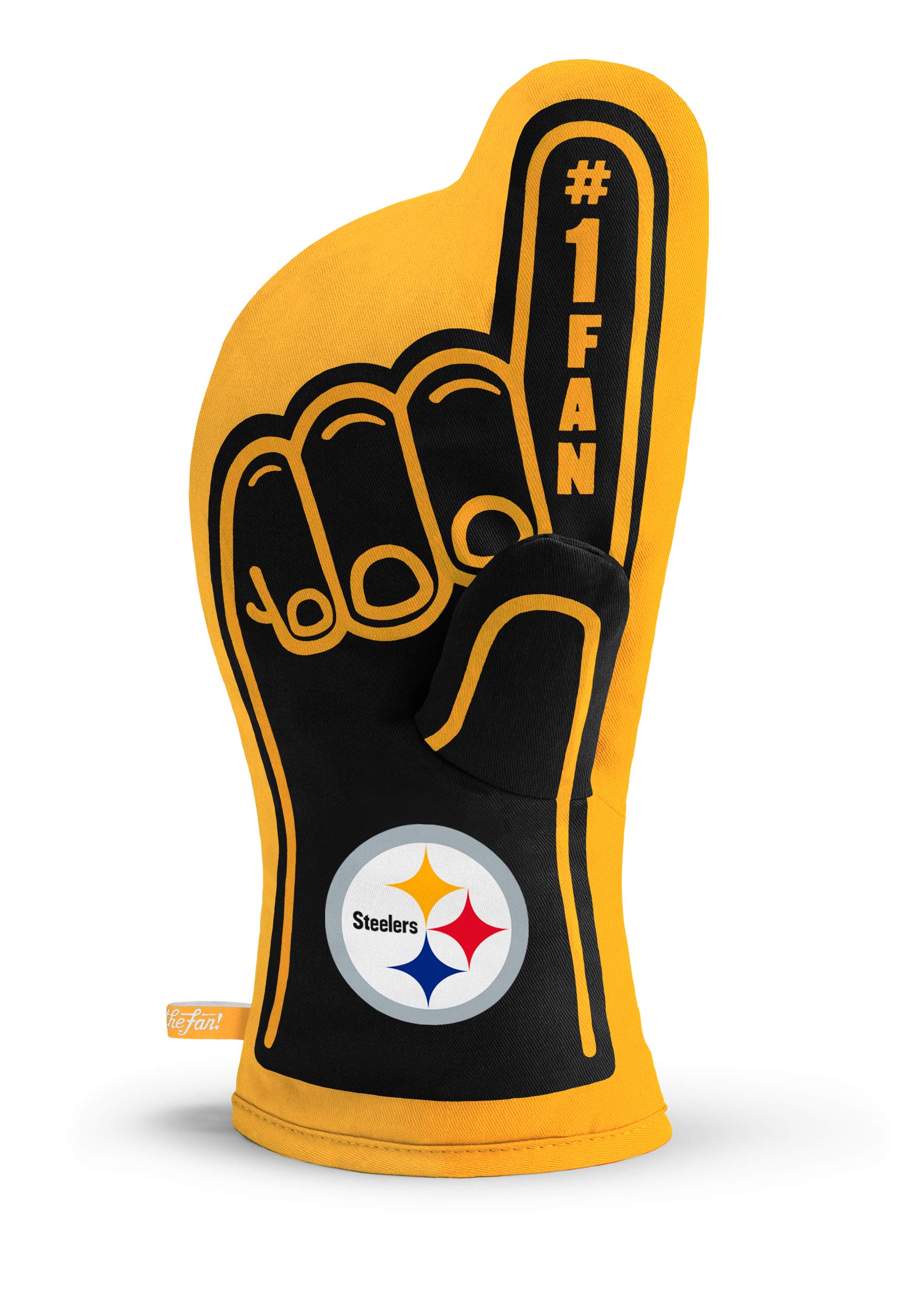 NFL Unisex #1 Oven Mitt - Heat Resistant Kitchen Glove for Baking, Grilling & Cooking - Perfect for Football Fans & Home Chefs