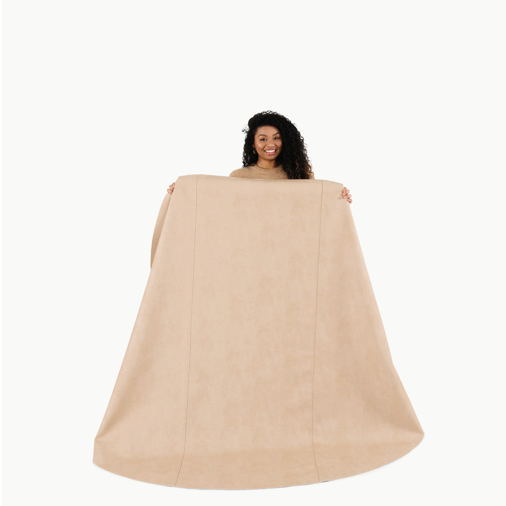 Gathre Mat Maxi Circle - Waterproof, Durable, and Stylish Untanned Leather Play Mat for Kids | Perfect for Indoor and Outdoor Use, Picnics, Playtime, and Beach Trips