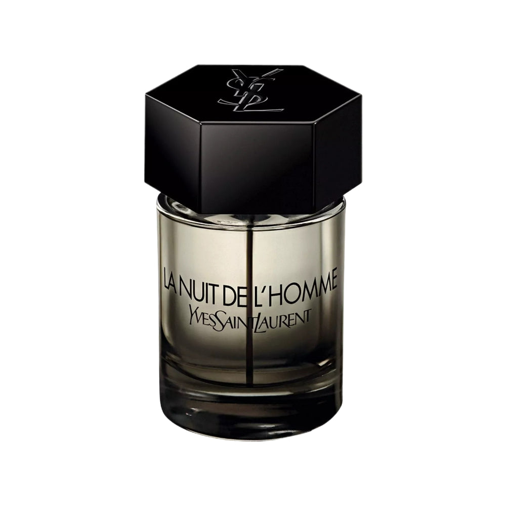 Yves Saint Laurent La Nuit De L'Homme Men's Eau de Toilette Spray - 3.4 oz / 100ml - Fresh Woody Fragrance for Night Out & Special Occasions