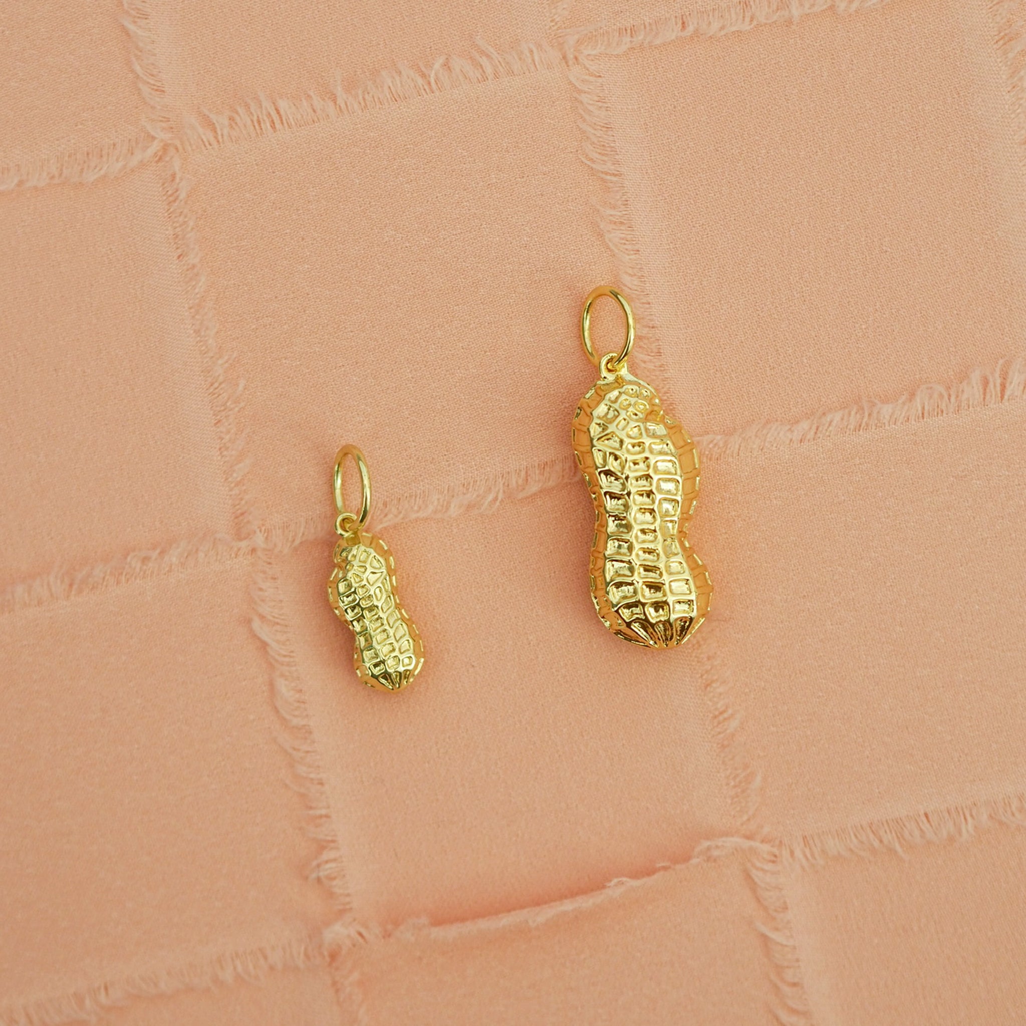 Goldbug Collection Peanut Charm - 14K Gold Plated Necklace for Women, Cute Peanut Pendant Jewelry Gift for Her - Perfect for Birthdays, Anniversaries & Everyday Wear