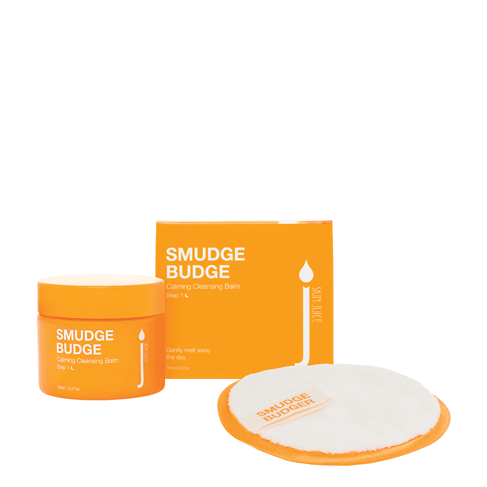 Skin Juice Smudge Budge Cleaning Balm - Gentle Makeup Remover & Deep Cleanser for Face & Eyes | Perfect for Daily Skincare & Travel