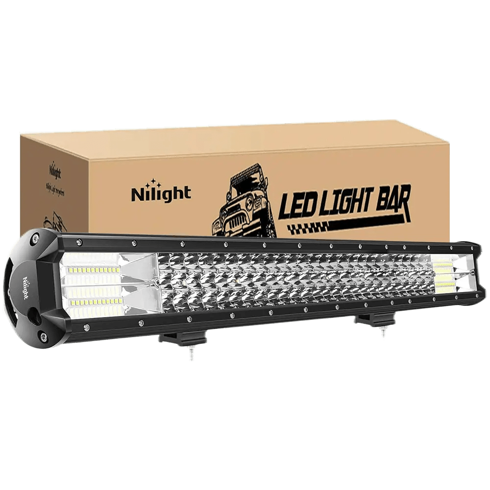 26 Inch 360W Triple Row LED Light Bar - Spot & Flood Combo for Off-Road Trucks, ATVs, UTVs, Boats & Emergency Vehicles - Waterproof & Dustproof for All-Weather Use