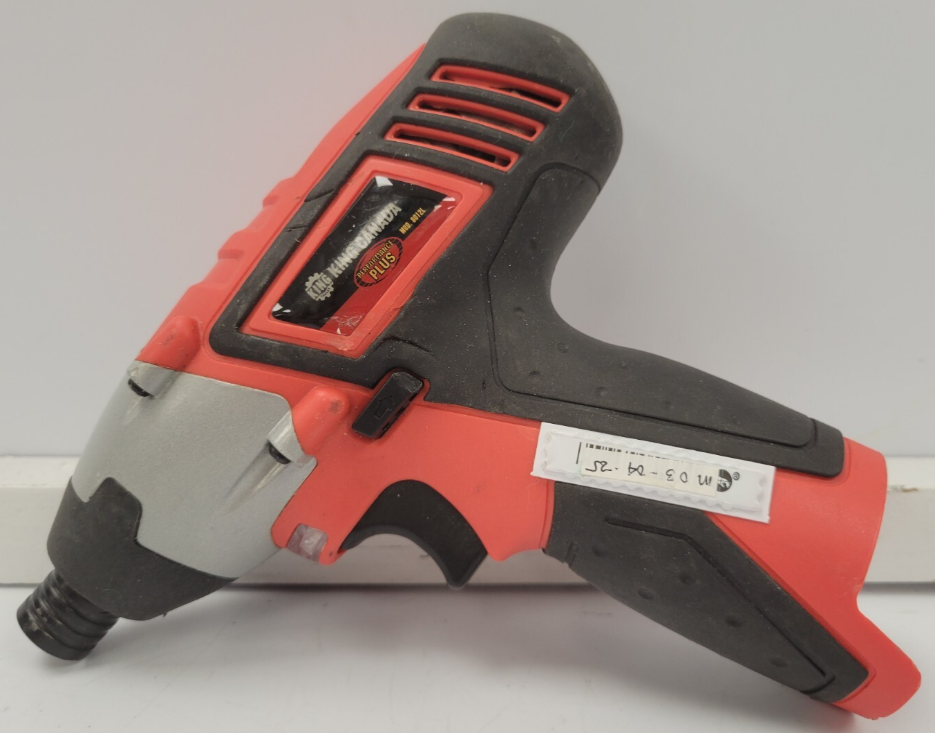 King Canada 8012L 18V Cordless Impact Driver with LED Light - Powerful Tool for Construction, Automotive Repair & DIY Home Projects