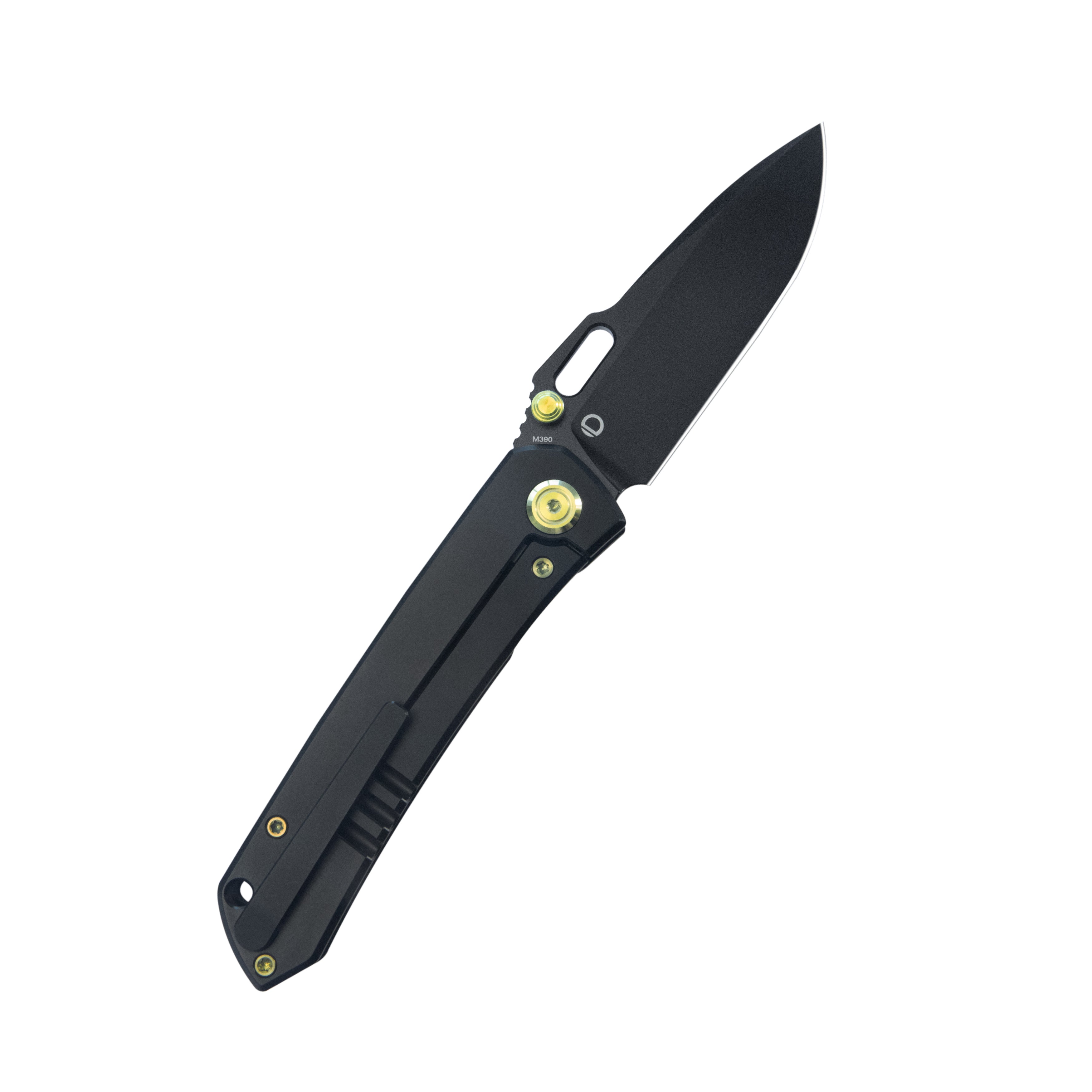 Kubey KB259C Blackout Frame Lock Folding Knife - 3.15