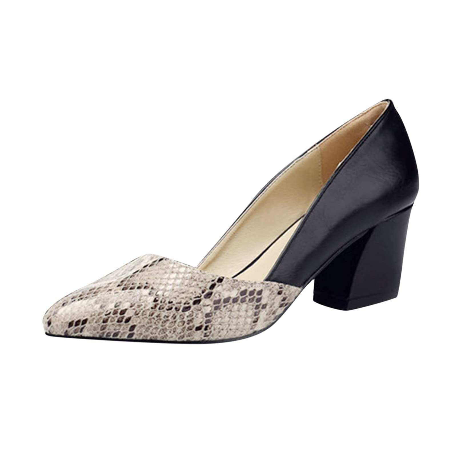 High Heel Sneakers for Women - Elegant Snake Print Summer Fashion Shoes with Pointed Toe, Size 11 | Perfect for Office Wear, Parties & Date Nights