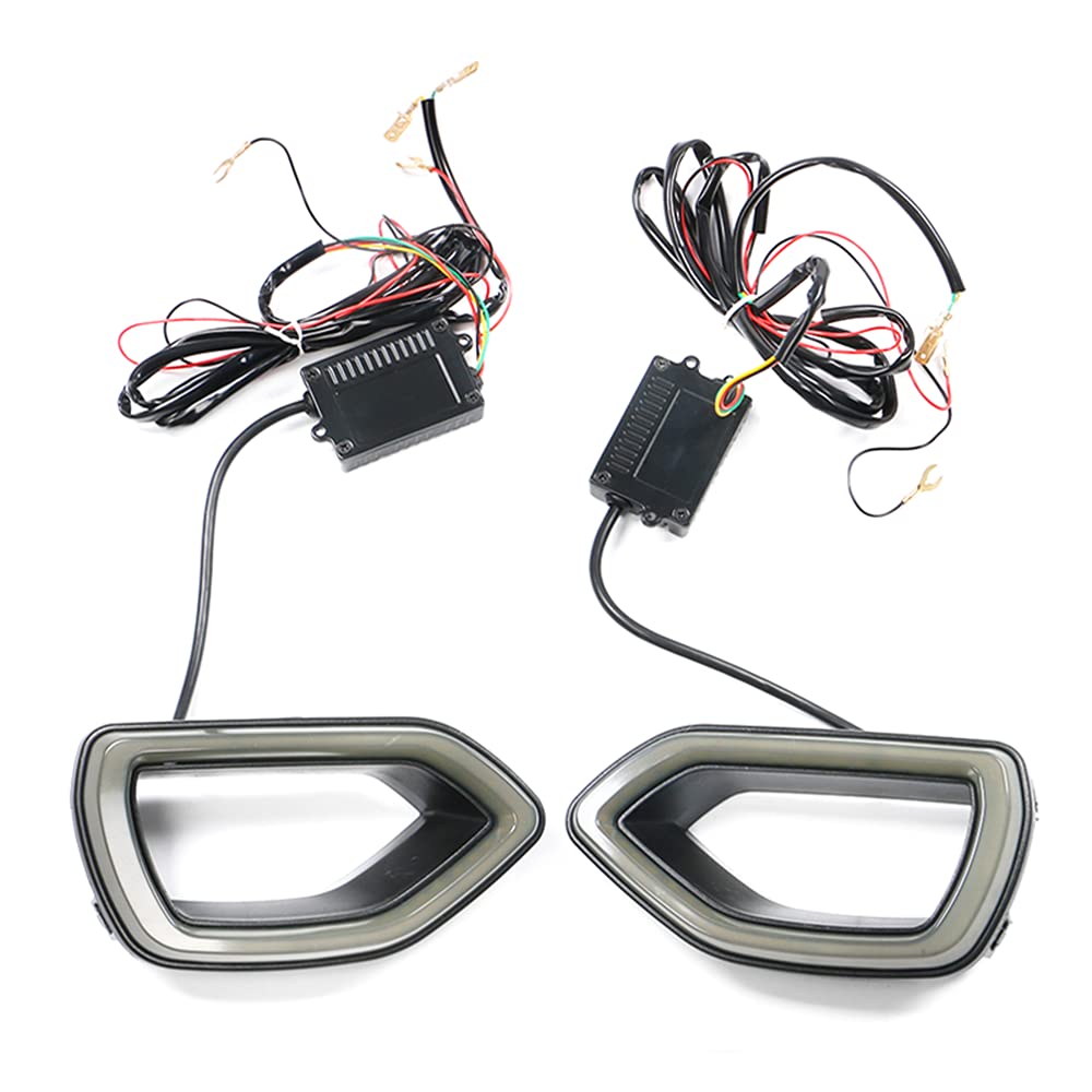 COPACHI Grille Smoke LED Lights for 2015-2019 Dodge Charger SRT Scat Pack - Durable LED Accent Lighting with 3 Month Warranty - Perfect for Night Driving & Car Shows