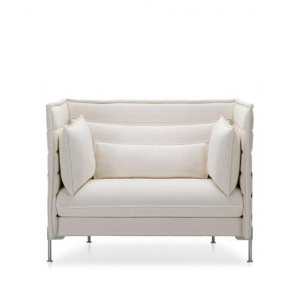 Stylish Alcove Love Seat - Perfect for Small Spaces, Living Rooms & Cozy Corners | Comfortable Two-Seater Sofa for Apartments, Dorms & Home Decor