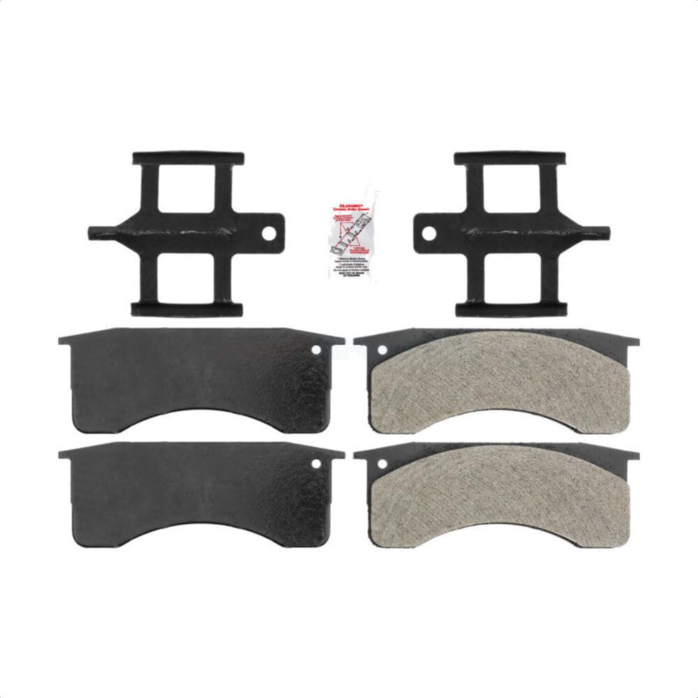 High-Performance Semi-Metallic Disc Brake Pads NWF-ASD769 - Compatible with International 4400, 4300LP, Blue Bird Vision School Bus, IC Corporation 4300, Hino CE 258, 4400LP 268, Ford F-750, All American FE HC, C4500 - Durable Braking for Commercial Trucks & School Buses