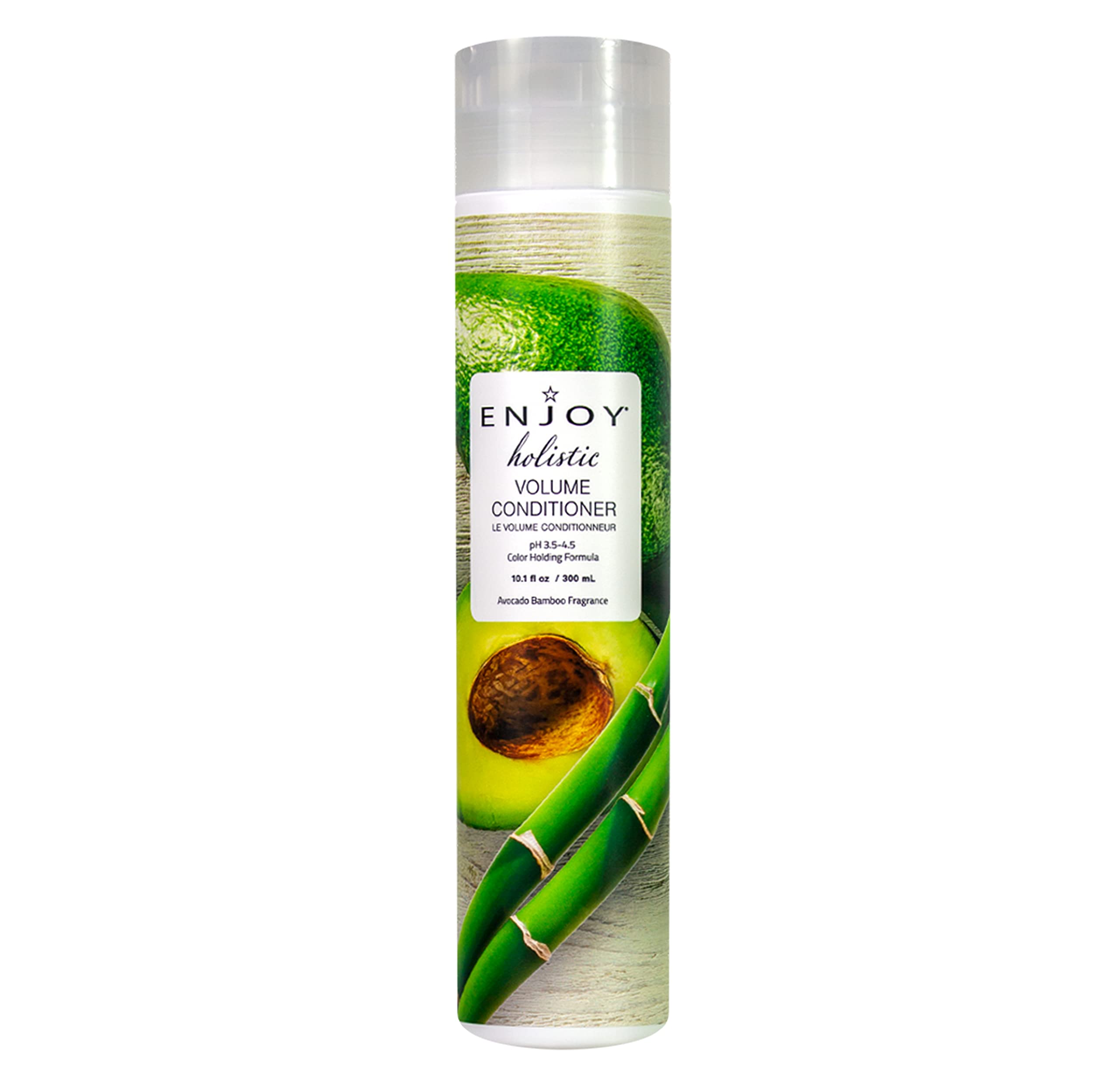 ENJOY Holistic Volume Conditioner for Damaged & Curly Hair - pH Balanced 3.5-4.5 Formula - 10 Fl Oz - Deep Hydration for Dry, Frizzy Hair - Perfect for Daily Use & Salon-Quality Results at Home