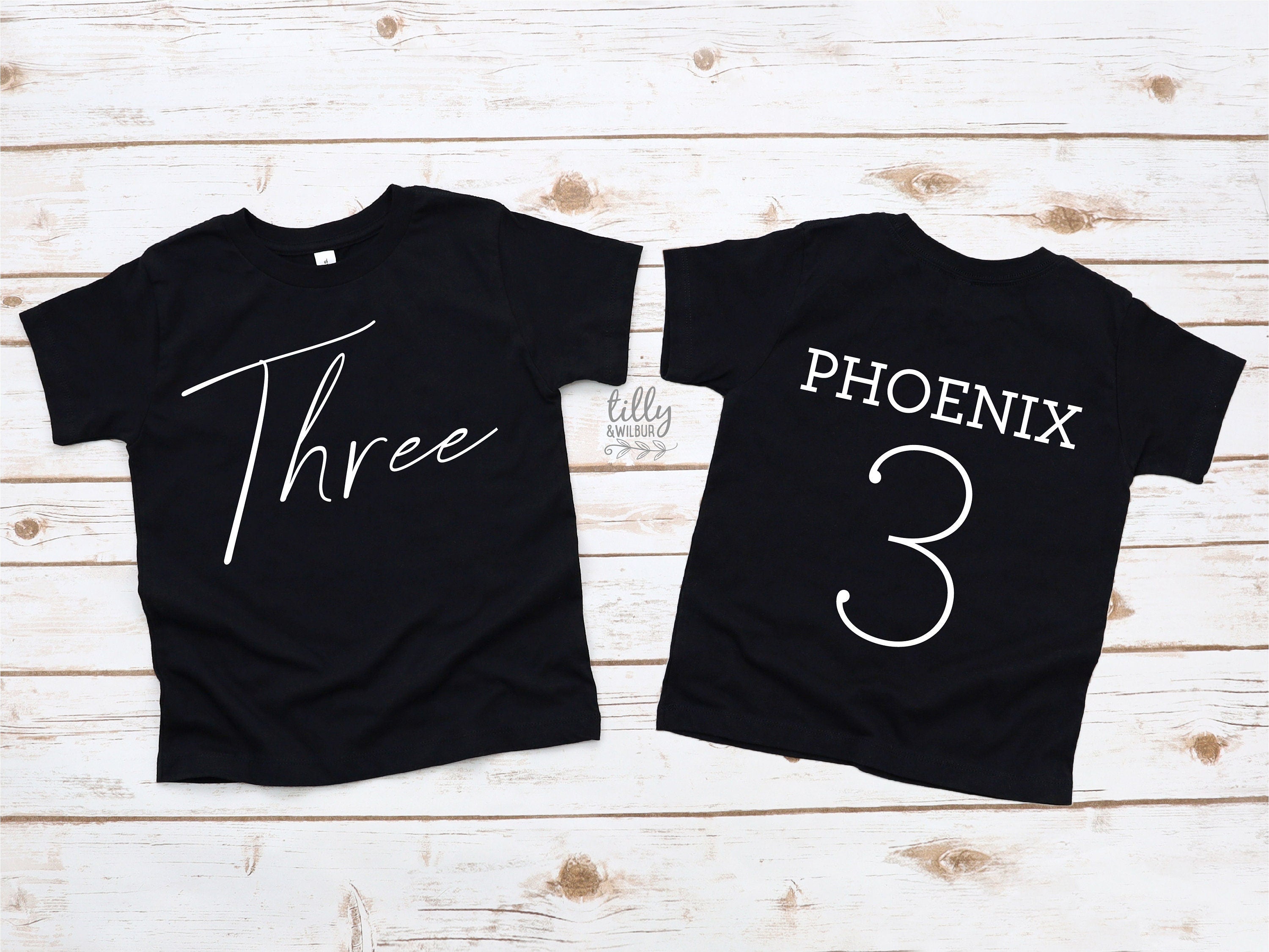 3rd Birthday T-Shirt for Boys & Girls - Cute Toddler Birthday Outfit - Perfect for Party, Photo Shoots & Special Celebrations