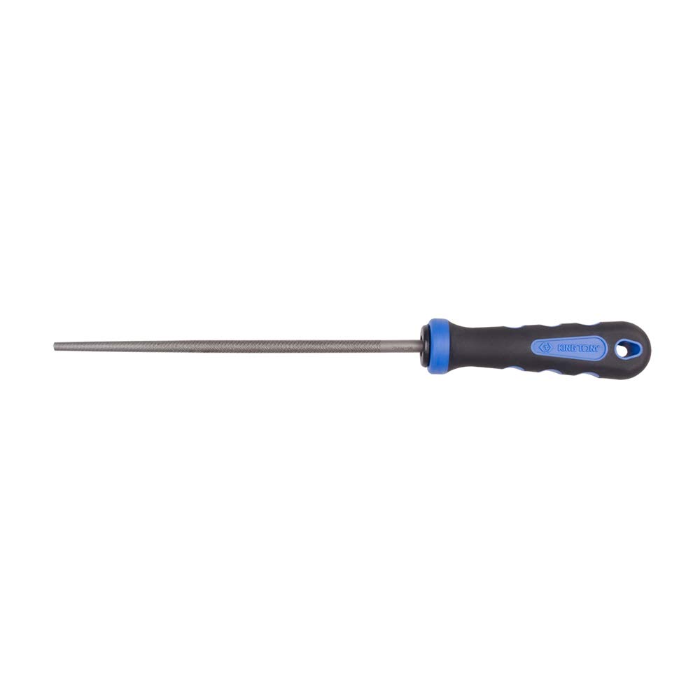 KT Pro Tools 75402-08 8-Inch Triangular File - High Carbon Steel Metal File for Woodworking, Metalworking & DIY Projects - Perfect for Sharpening, Shaping & Smoothing Edges