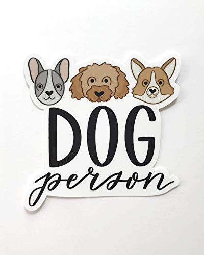 Funny Dog Lover Stickers - Cute Waterproof Vinyl Decals for Water Bottles, Laptops & Notebooks - Perfect Gift for Dog Owners & Pet Lovers - Great for Personalizing Accessories, Gifts & Office Decor