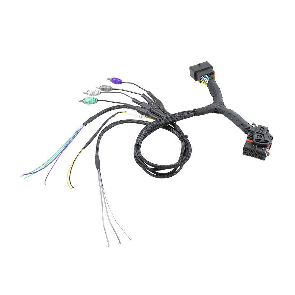 Diamond Audio MSTLINK 4 Channel Input with Load Resistor 4 Output T Harness Kit - Perfect for Car Audio System Upgrades & Amplifier Installations
