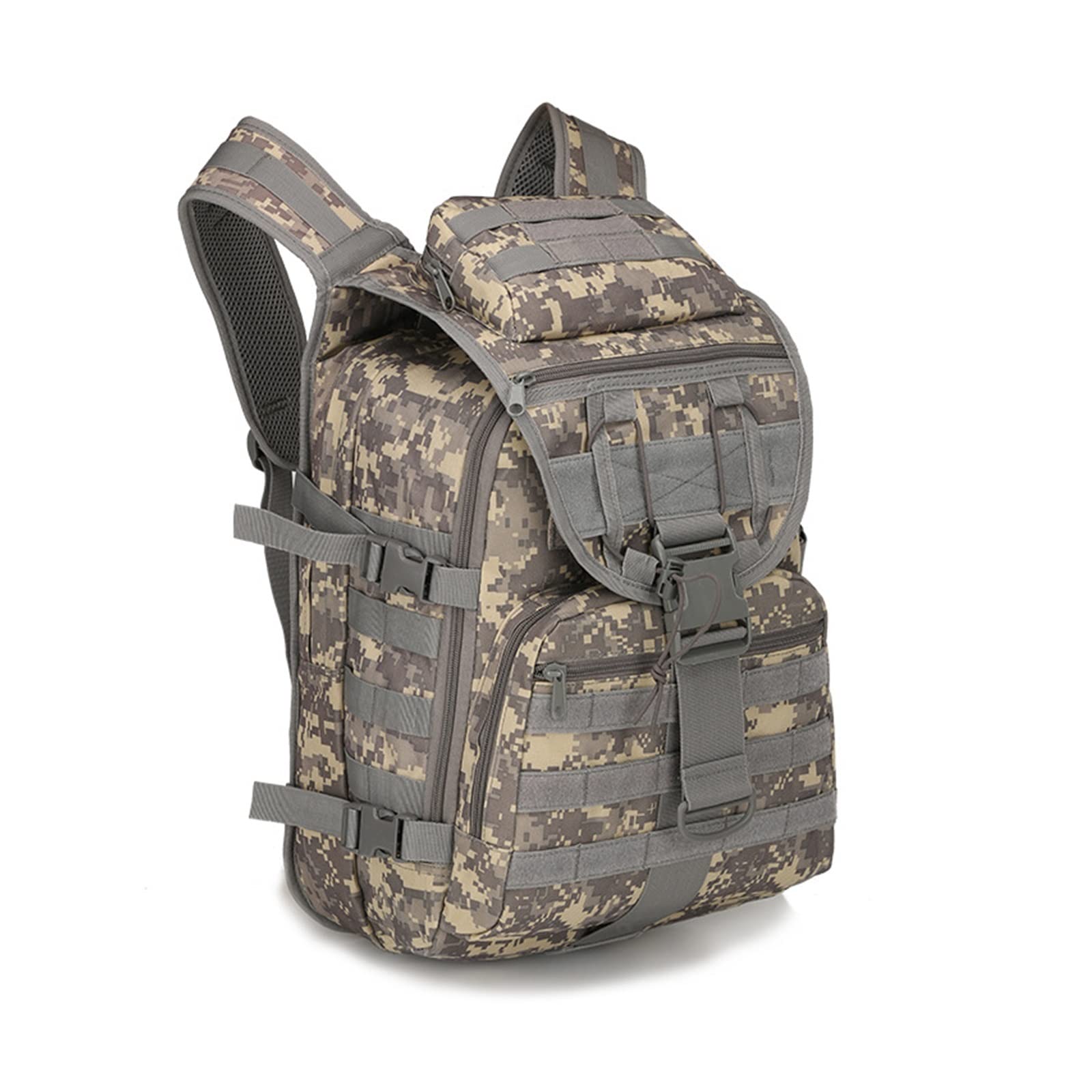 SHUBIAO 40L Camouflage Nylon Backpack for Men - 1000D Durable Travel, Hiking, Camping & Fishing Rucksack - Perfect for Outdoor Adventures, Sports & Daily Commute