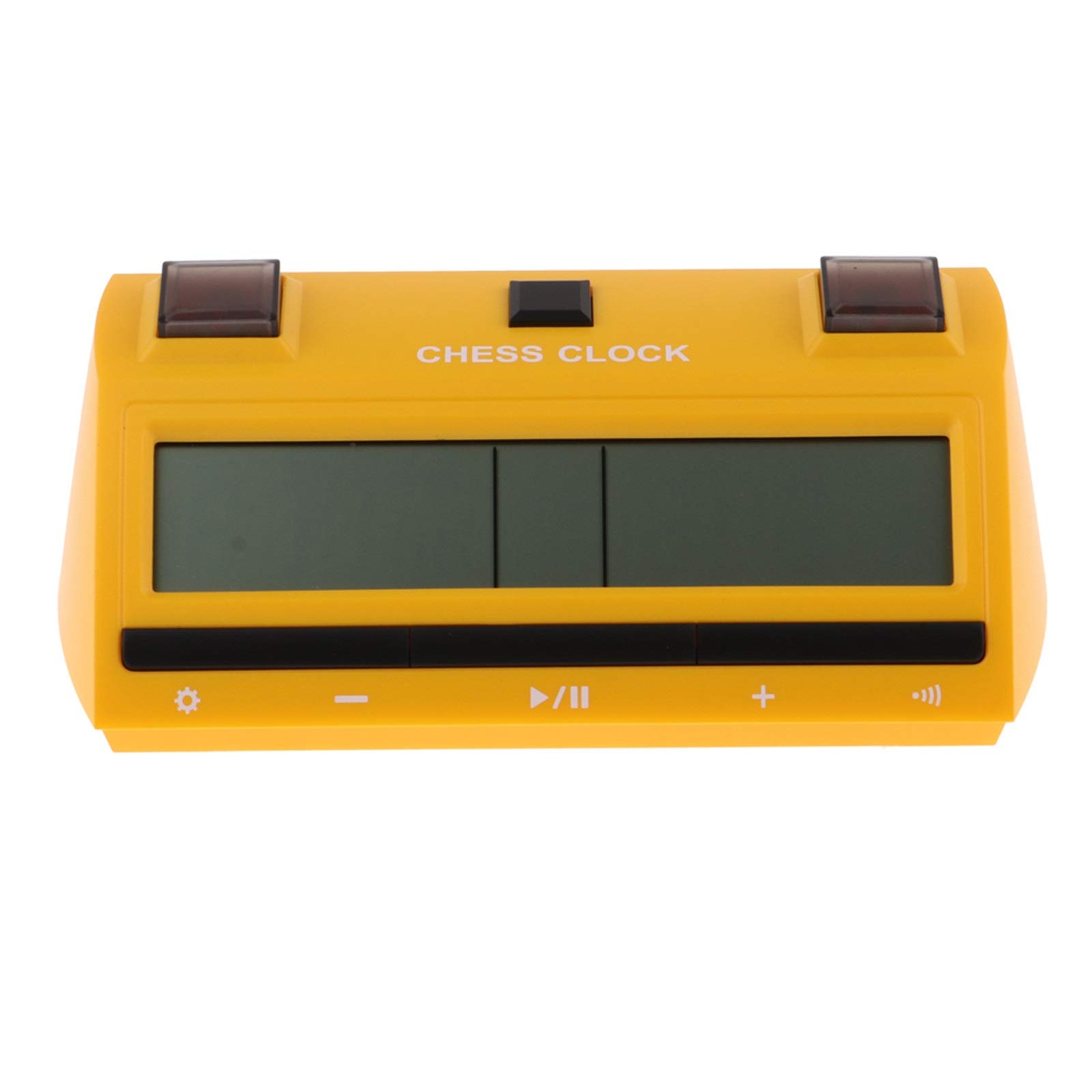 Digital Chess Clock - Two-Face Game Timer for Chess, Board Games & Competitions | Portable & Accurate | Perfect for Home, Tournaments & Practice (Yellow, One Size)