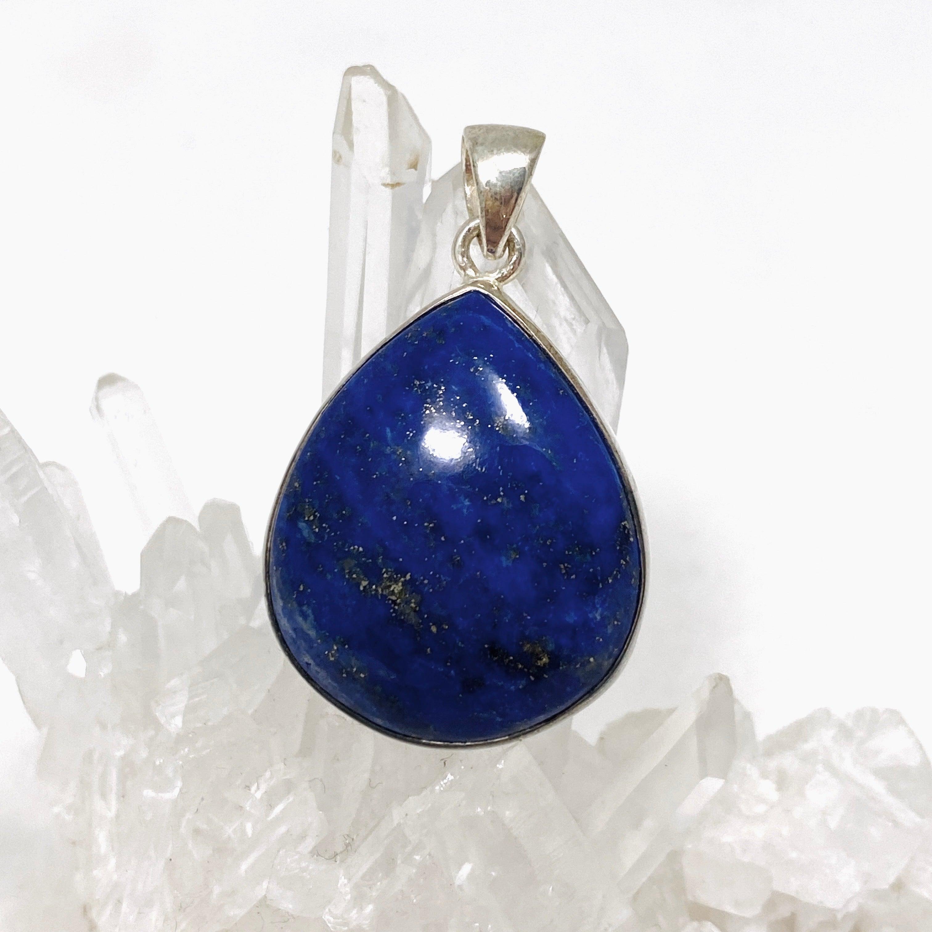 Lapis Lazuli Teardrop Pendant Necklace KPGJ3834 - Genuine Stone Jewelry for Women, Spiritual Healing & Elegant Fashion Accessory - Perfect for Meditation, Gifts & Special Occasions