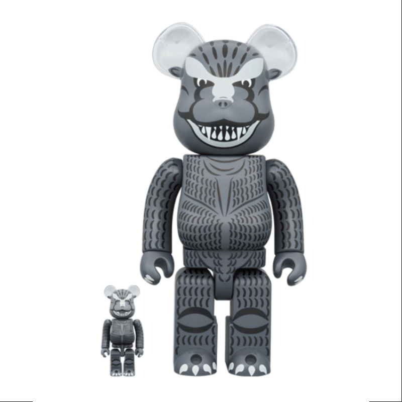 Be@rbrick Godzilla (1954) 400% & 100% Limited Edition Collectible Figure - Perfect for Anime Fans, Model Collectors, and Home Decor 2024