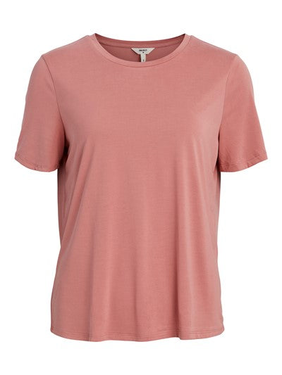 Analise T-Shirt for Women - Soft Cotton Casual Tee in Brandied Apricot | Perfect for Everyday Wear, Outings & Layering