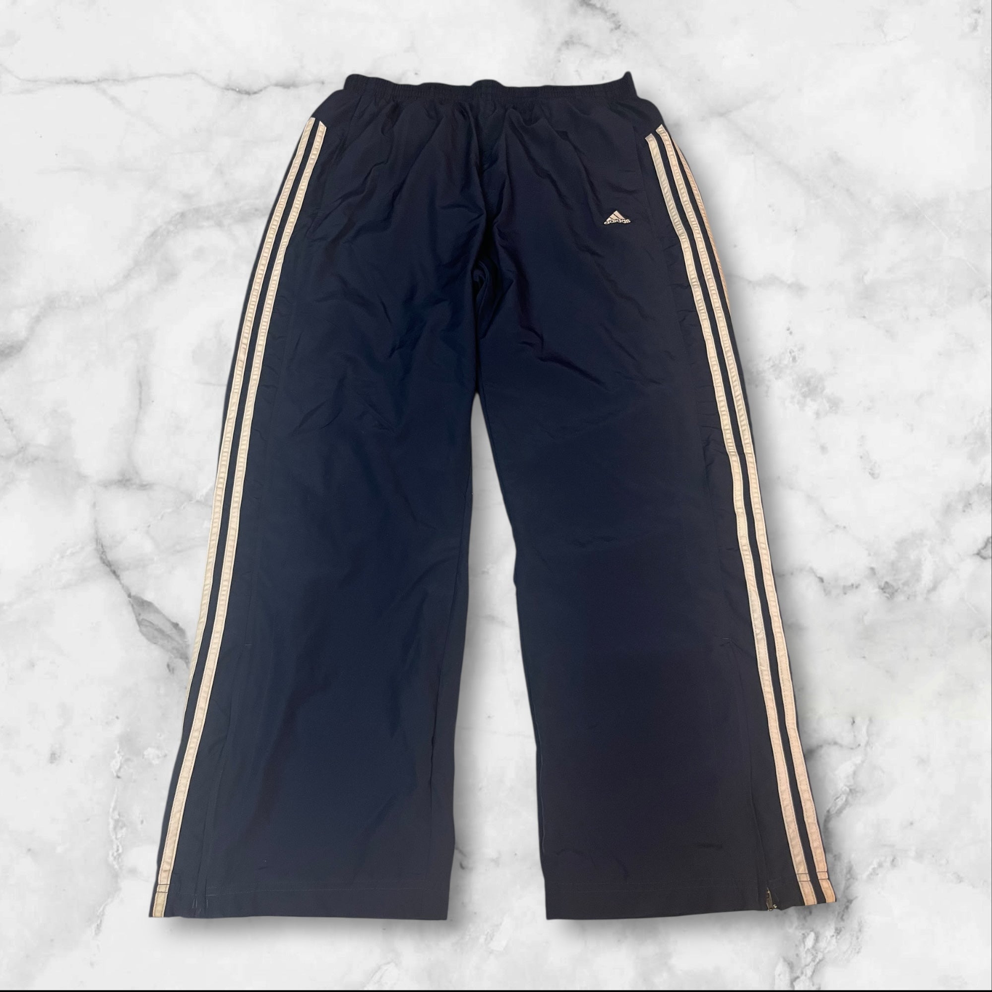 Vintage Adidas Trackpants Men's Baggy Sweatpants XL Retro Athletic Joggers - Perfect for 90s Streetwear, Hip Hop Fashion & Casual Workout Outfits