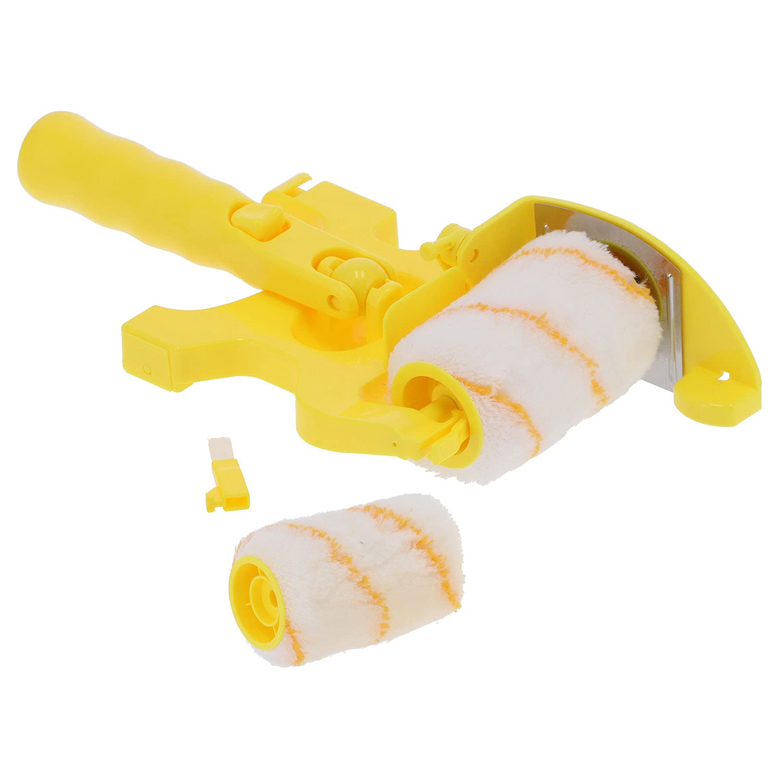 Ergonomic Paint Roller & Edger Combo Kit - Rotatable Handheld Tool for Doors, Skirting, Ceilings, Windows - Perfect for Home Renovation & DIY Projects