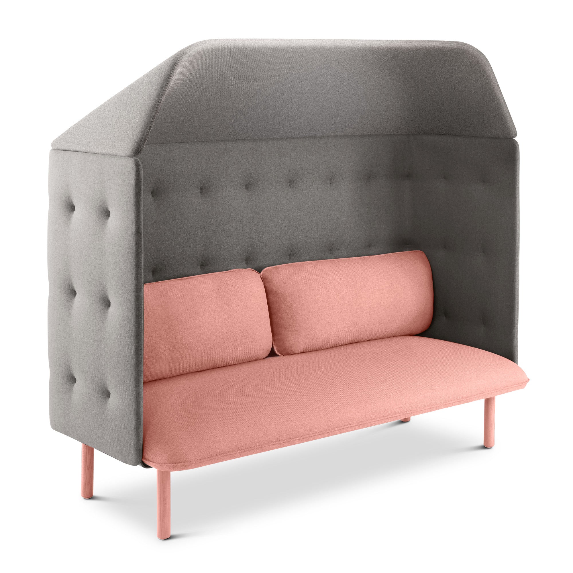 QT Privacy Lounge Sofa with Canopy - Comfortable Modern Outdoor Furniture for Patio, Garden, or Poolside Relaxation