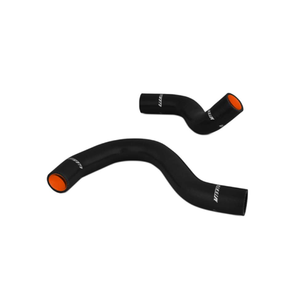 Mishimoto MMHOSE-CIV-02SIBK Black Silicone Water Hose Kit for 2002-2005 Honda Civic Si - High Performance Cooling System Upgrade for Street Racing & Daily Driving