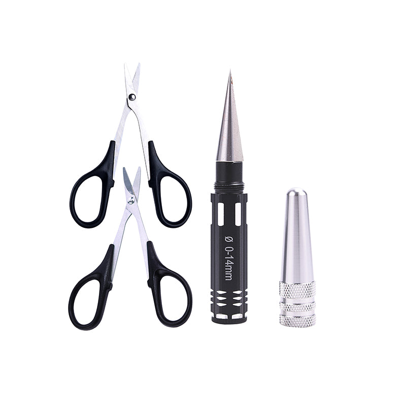 High Precision Reaming Shells & Hole Punch Set (0-14mm) for RC Cars, Remote Controlled Trucks, DIY Hobby Models – Perfect for Drilling, Customizing & Repairing RC Vehicles