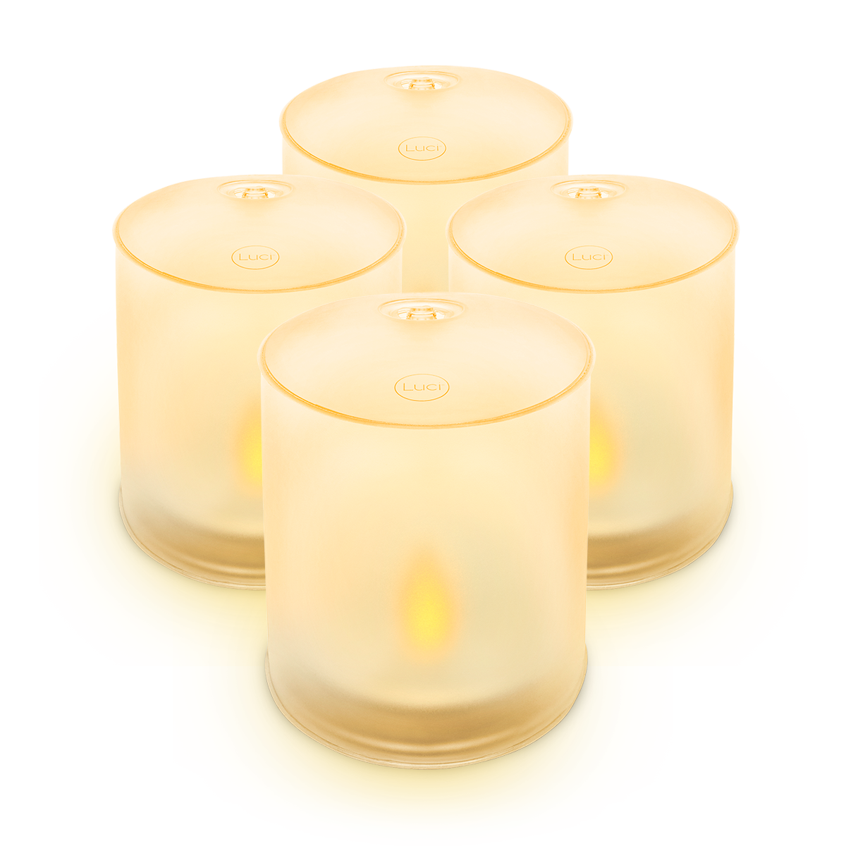 Luci Candle 4 Pack - Premium Scented Candles for Home, Relaxation & Gifts | Long-Lasting Aromatherapy for Bedroom, Bathroom & Yoga Studio
