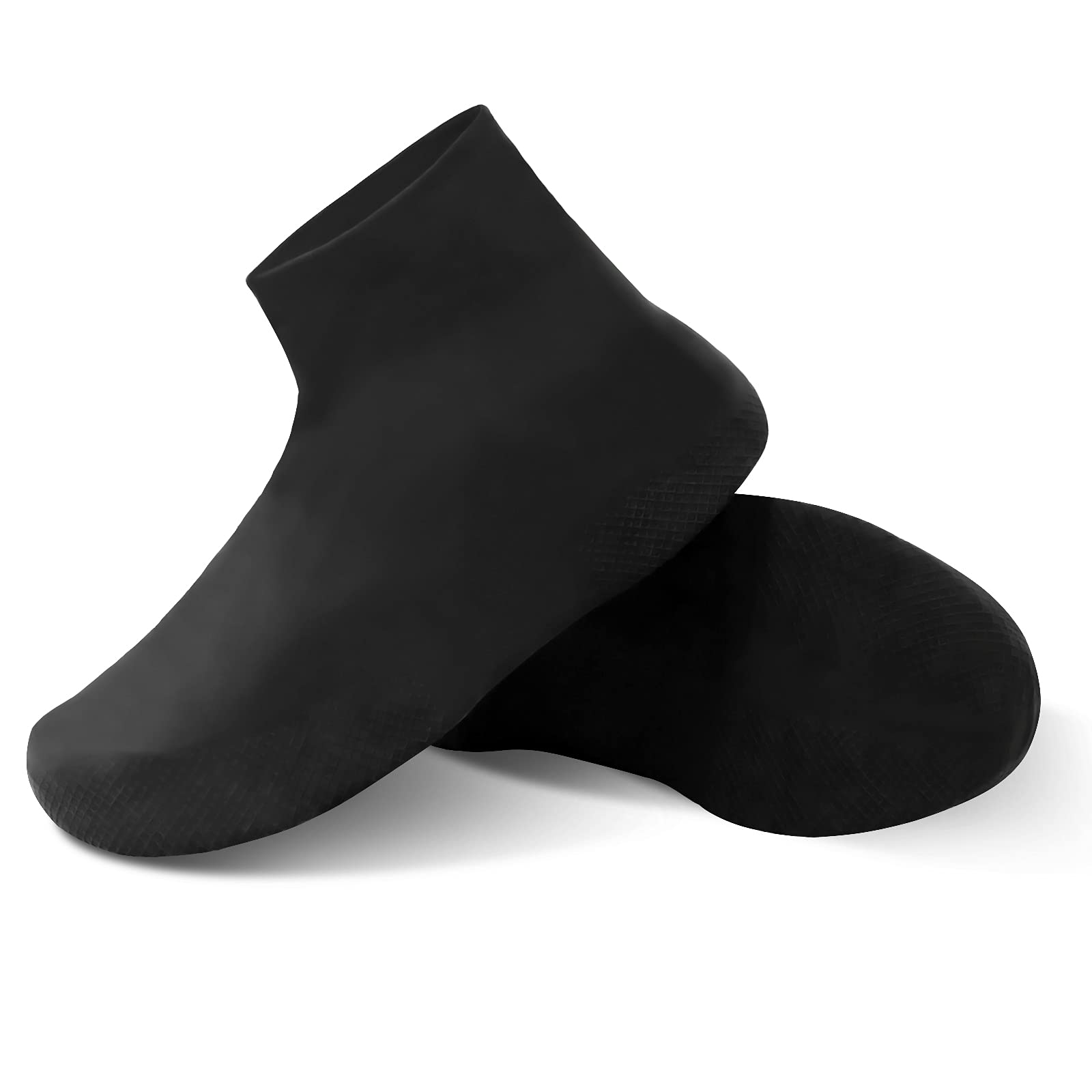 Waterproof Shoe Covers for Men & Women - Reusable Silicone Shoe Protectors, Durable & Non-Slip Rain Boot Covers for Walking in Rain, Snow, Car Washing & Camping - Easy to Carry & Store