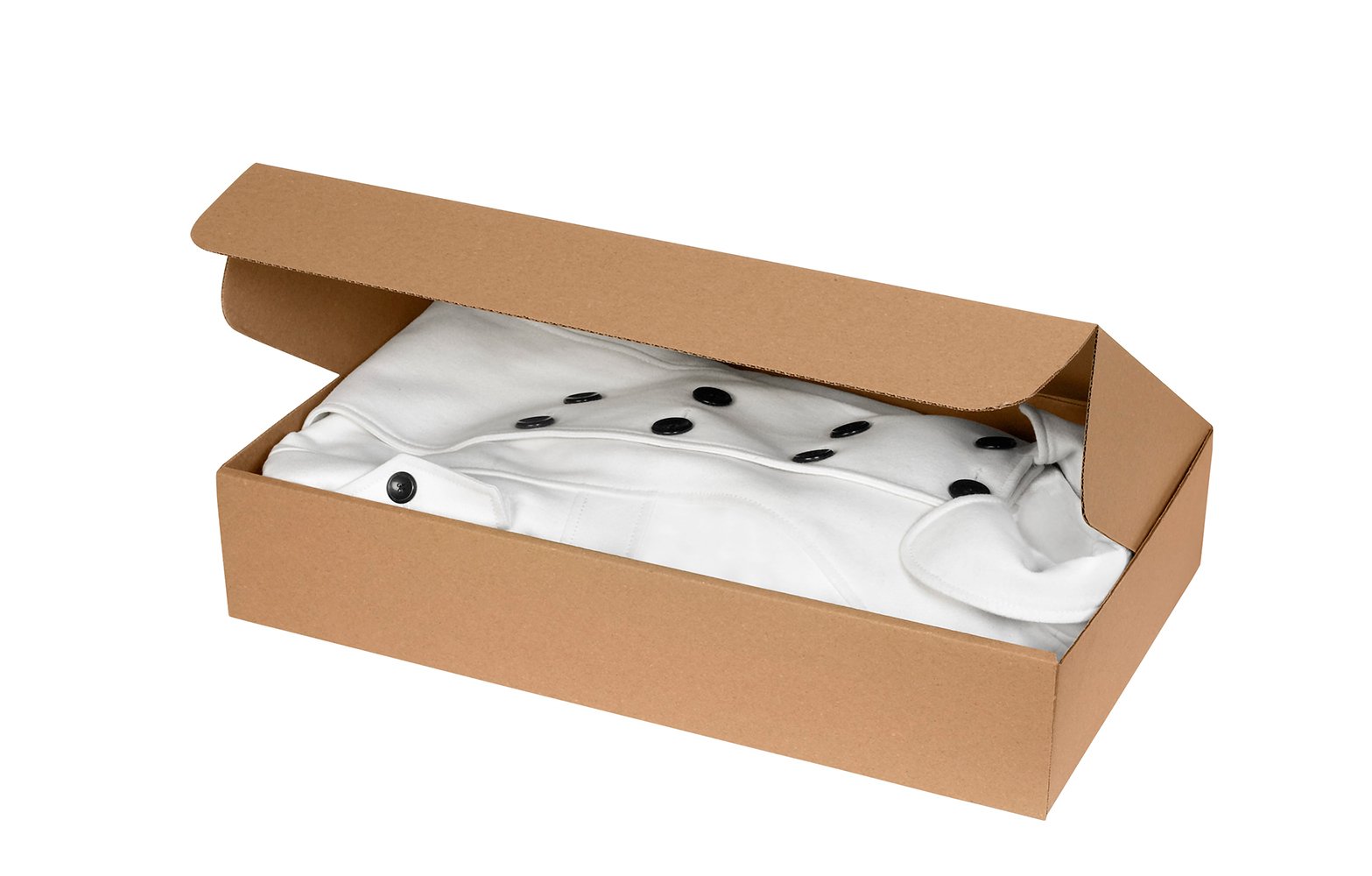 Aviditi 24.5x14.25x4.5 Inch Corrugated Cardboard Garment Shipping Boxes - Pack of 25, Heavy Duty Kraft Mailer Boxes for Clothing, Jackets, Textiles & Bulky Items - Perfect for Ecommerce, Retail Packaging & Online Store Shipments