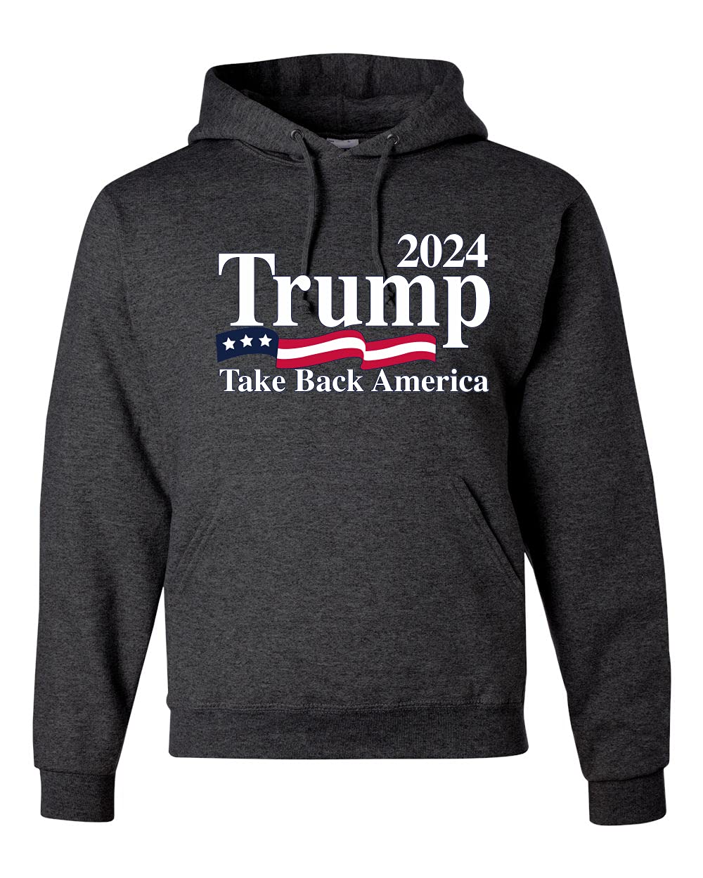 Wild Bobby Trump 2024 Take Back America Political Unisex Graphic Hoodie - Patriotic Hooded Sweatshirt for Men & Women - Perfect for Campaign Rallies, Political Events & Conservative Supporters