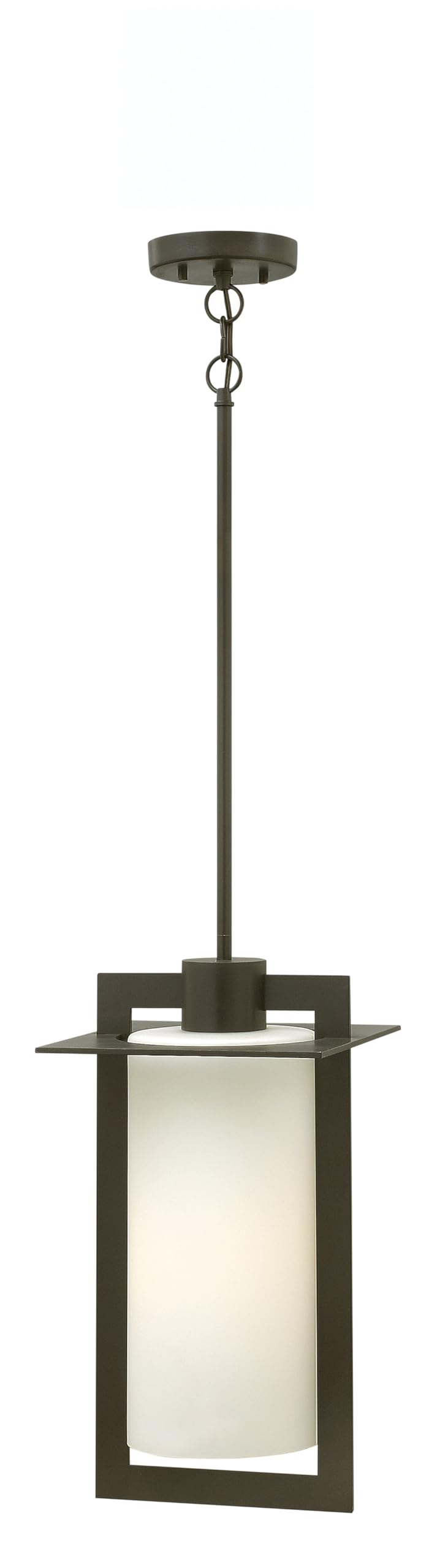 Hinkley 2922BZ Craftsman/Mission Bronze Dark Finish One Light Hanging Lantern - Colfax Collection - Perfect for Porch, Patio, and Entryway Lighting