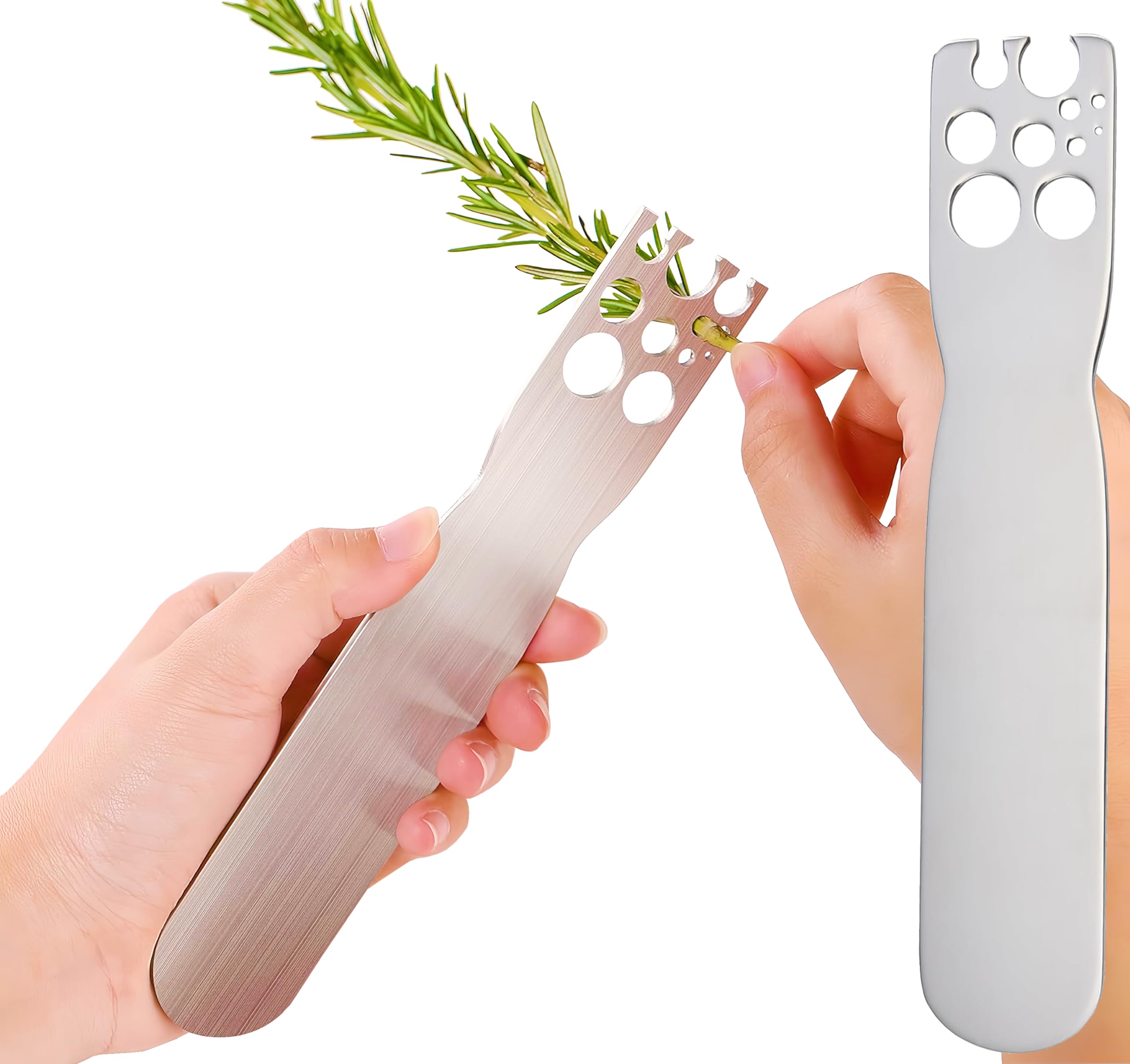 Efficient Herb Stripper Tool for Kale, Chard & Collard Greens | Leafy Greens Stem Remover | Perfect for Cooking, Meal Prep & Gardening
