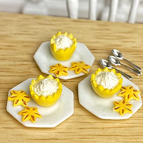 Miniature Grapefruit Custard for Dollhouse - DIY Crafts & Mini Scenes