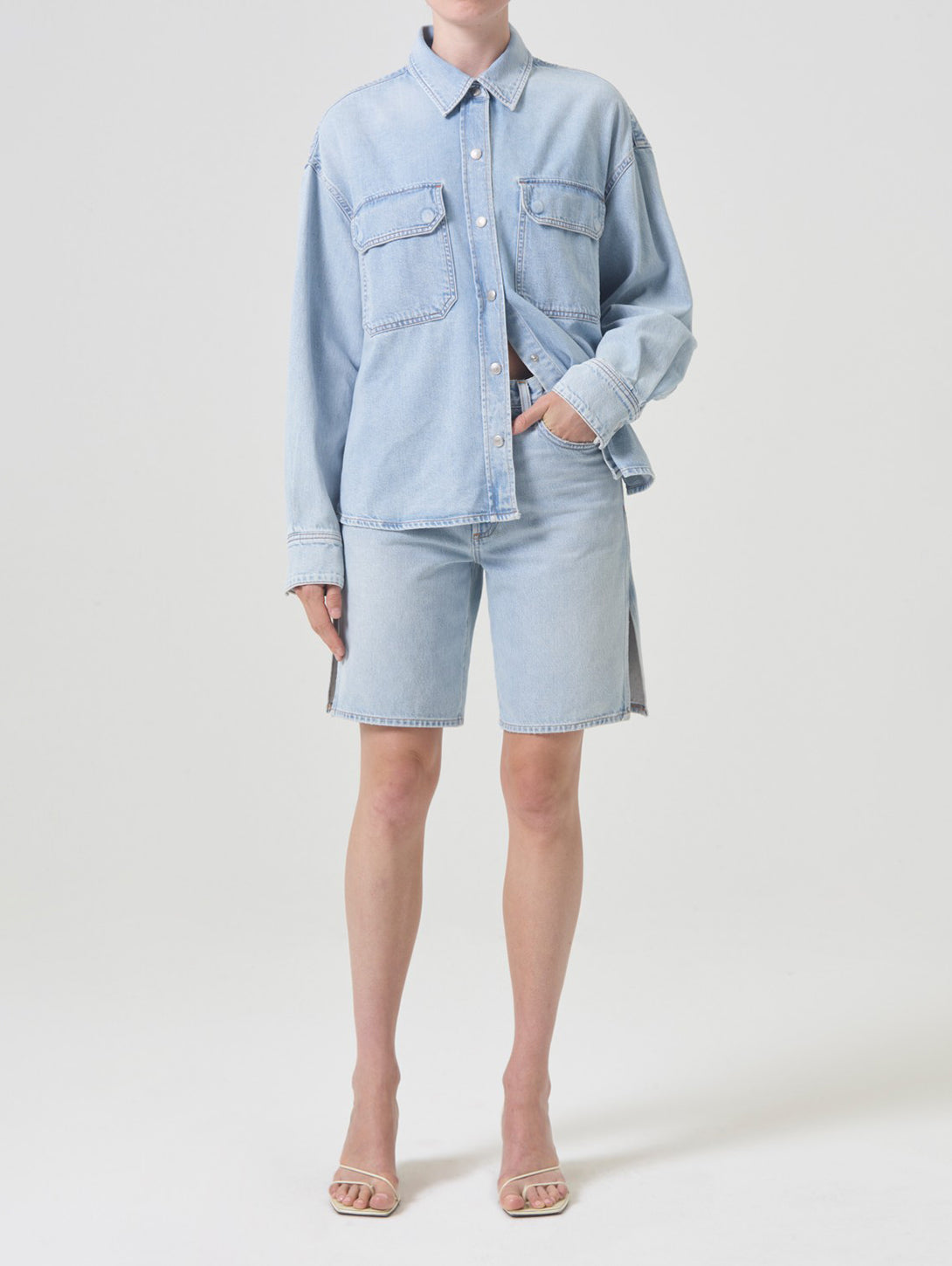 Gwen Slice Shirt - Trendy Tension Top for Women | Perfect for Casual Outings & Streetwear Fashion
