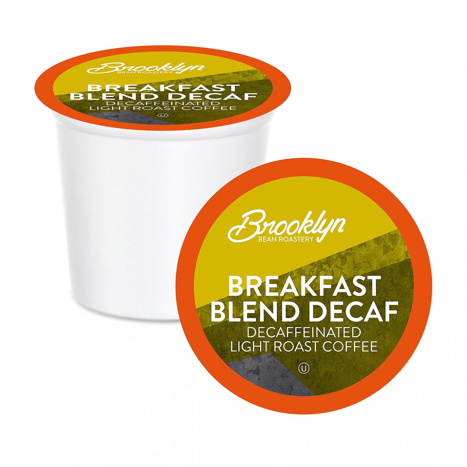 Brooklyn Beans Decaf Breakfast Blend Single Serve Coffee Pods - 40 Count - Compatible with Keurig 2.0 - Smooth & Balanced Flavor - Perfect for Morning Brews & Office Use