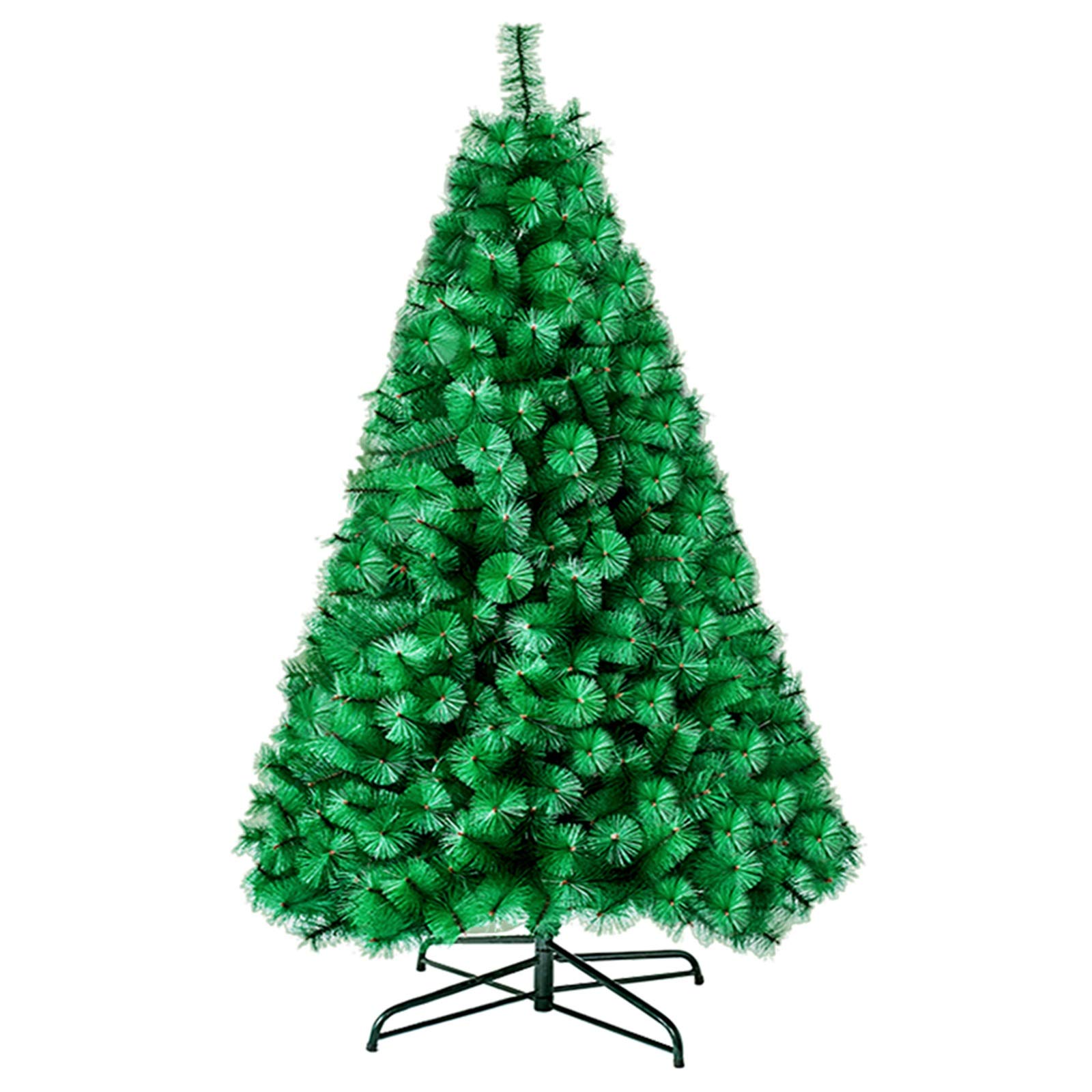 Premium Green PVC Christmas Tree - Indoor/Outdoor Holiday Decorations (150cm) | Easy Setup, Durable & Stable | Perfect for Living Room, Office, Party & Festive Home Decor