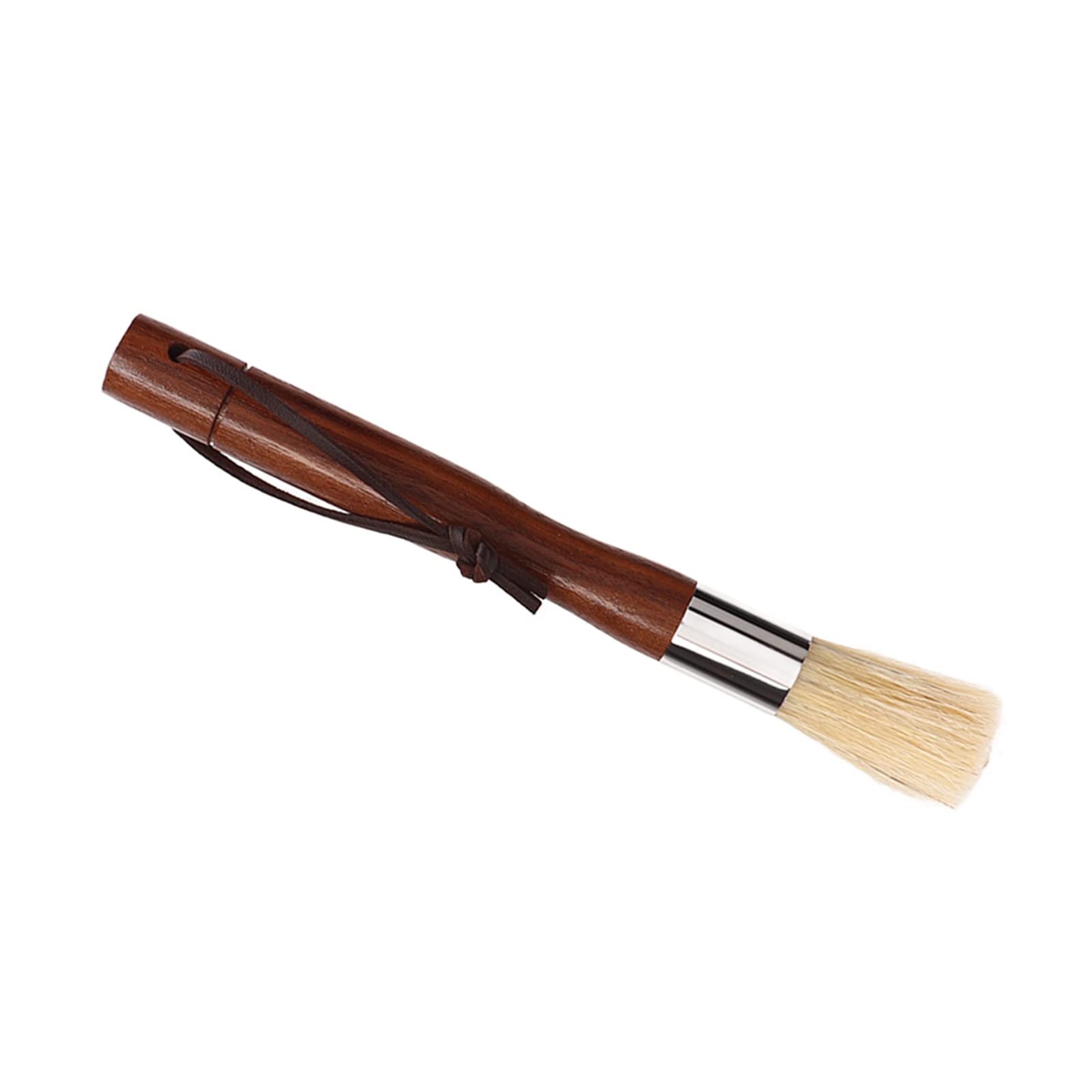 Premium Coffee Grinder Brush - Lightweight Cleaning Tool with Hanging Design, Black Walnut Wood Handle - Perfect for Spice Grinders & Coffee Machines - Ideal for Home Baristas & Coffee Enthusiasts