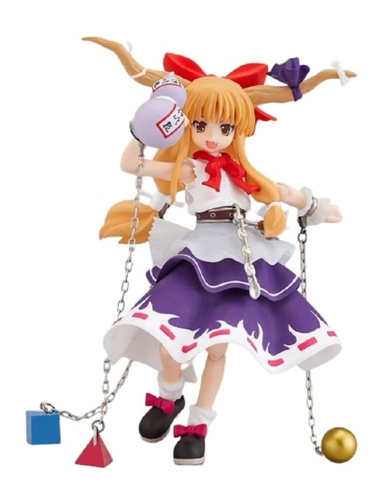 Good Smile Touhou Project: Suika Ibuki Figma Action Figure - Collectible Anime Character Model for Display & Photography - Perfect for Fans, Cosplay, and Home Decor