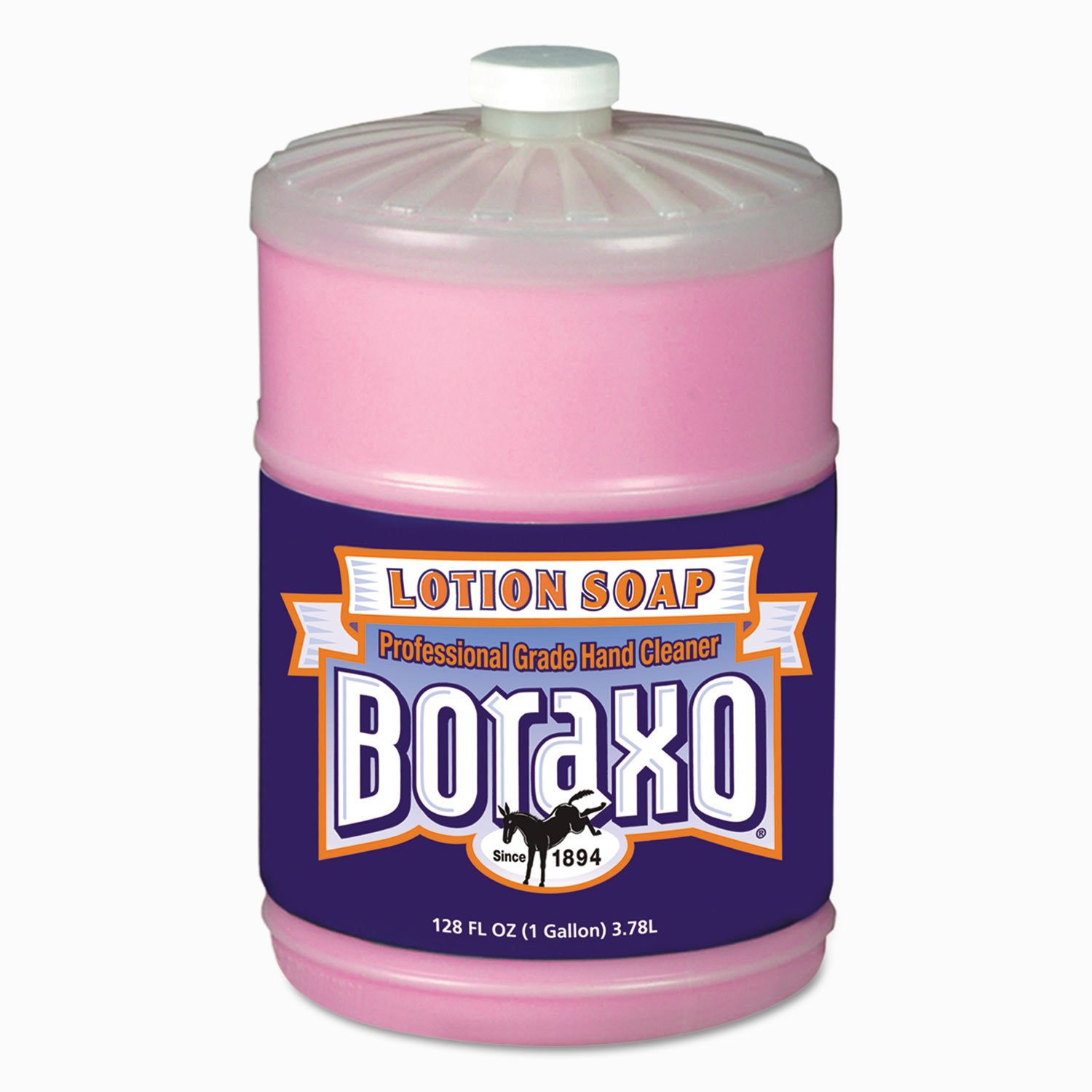 Boraxo 02709 Liquid Lotion Soap - Pink Floral Fragrance, 1 Gallon Bottle (4/Carton) | Hand Wash & Cleaning Solution for Home, Kitchen, Bathroom & Commercial Use
