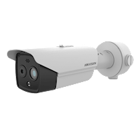DS-2TD2628-3/QA Thermal Bi-Spectrum Bullet Security Camera - Outdoor Night Vision, Motion Detection for Home & Business Surveillance